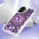 thumbnail image 5 of FOXDOCK Funda Glitter Líquida para iPhone 17 con Anillo Brillante, TPU Antichoques y Esquinas Reforzadas, Soporte, 5 of 6