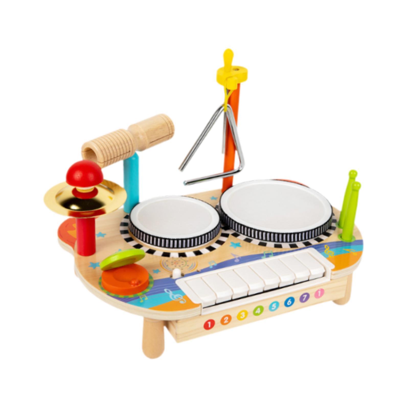 Bothyi - Juego De Batería Para Niños, Kits De Música Preescolar, Juguete Musical Para Bebés Para Recuerdos De Fiesta Para Niños