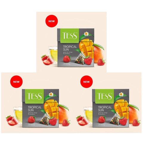 Pack 3 Tess Tropical Sun