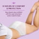 thumbnail image 4 of Ropa interior menstrual desechable de algodón orgánico, L, XL, 4 quilates, 4 of 8