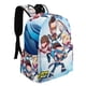 thumbnail image 2 of Niños Ninja-theme Backpack, Campus style schoolbag Bookbag with Adjustable Shoulder Straps And Large Zip Compartment, Unisex Travel Bags.42x30x15cm, 2 of 6
