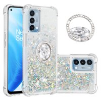 Foxdock - Funda Para Oneplus Nord N200 5G Con Brillo Líquido, Protección Completa Y Soporte De Anillo Giratorio