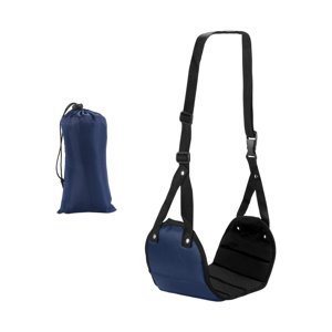 Bothyi - Hamaca Para Talón De Pie, Reposapiés De Viaje, Portátil En El Trabajo, Reposapiés De Avión, Azul Oscuro