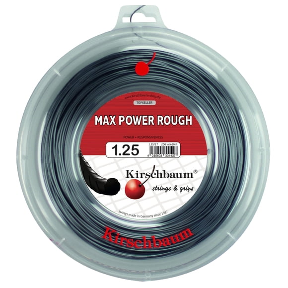 Cuerda de Tenis Kirschbaum Max Power Rough 1,25 mm 200 m