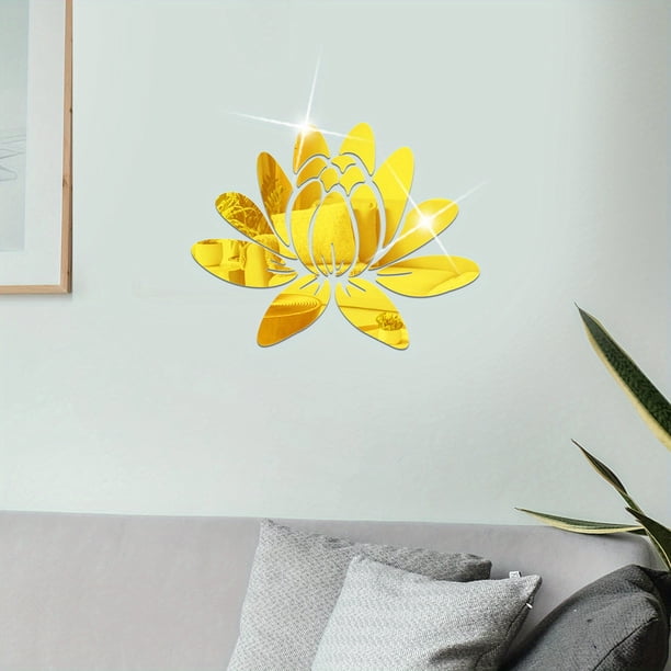 17pcs Shatterproof Self-adhesive Removable Acrylic Mirror Wall Stickers Decoration For Wall DIY Living Room TV Background Wall Bedroom Bathroom Kitchen