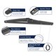 thumbnail image 4 of Unique Bargains 2 piezas de hoja de limpiaparabrisas trasero reemplaza para Chevrolet HHR 2006-2011 para Jeep Grand Cherokee 2014-2022 Negro, 4 of 6