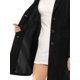 thumbnail image 5 of Abrigo de Mujer INSPIRE CHIC Color Sólido Solapa con Muesca Peacoat de Invierno Negro M, 5 of 6