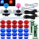 thumbnail image 1 of Kit de controlador arcade DIY de 2 jugadores con botones LED y USB para PC y MAME, 1 of 7