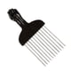 thumbnail image 4 of Metal Hair Pick Curly Hair Styling Puño Afro Pick Mujer Negro, 4 of 5