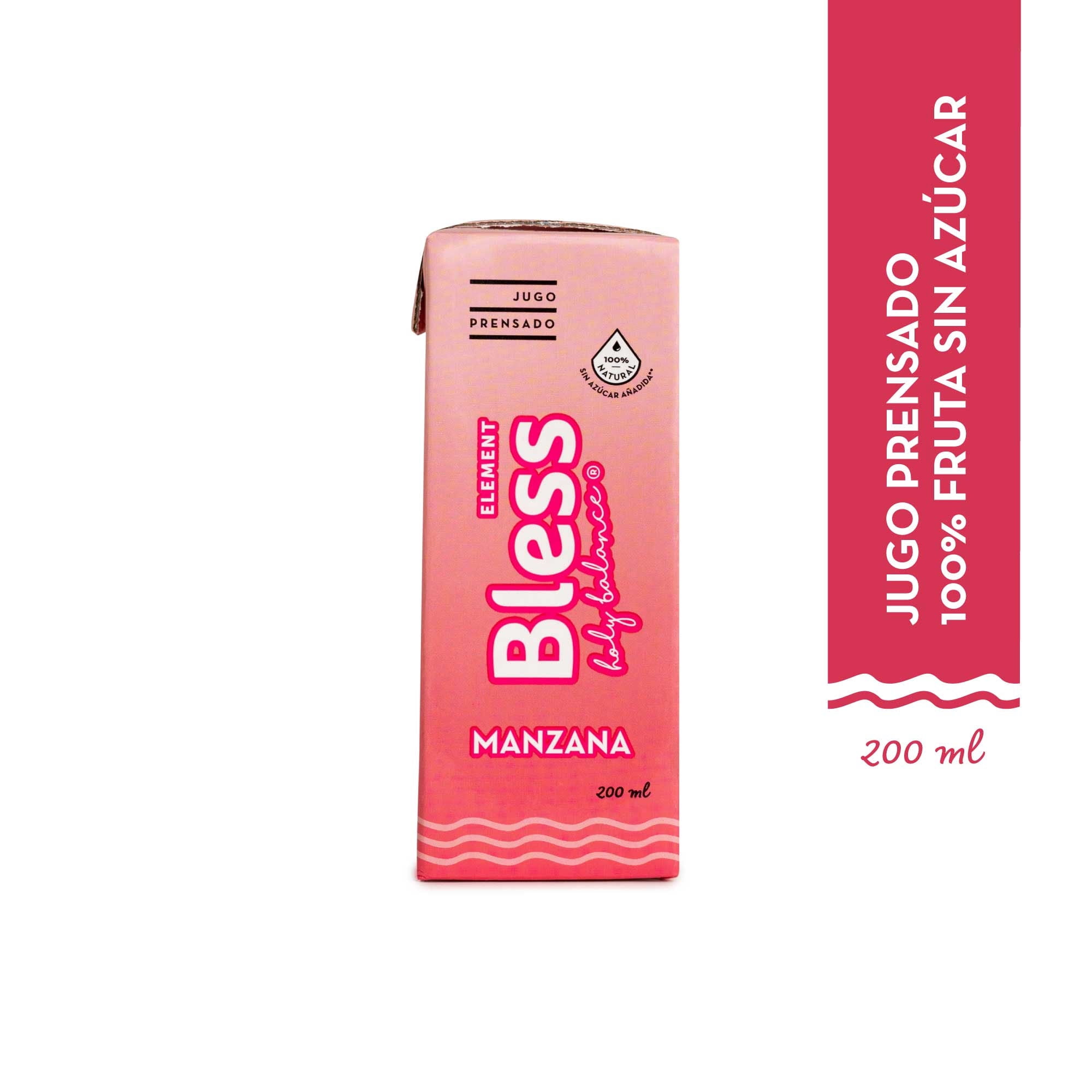 Jugo Manzana Caja 200 ml Bless