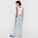 thumbnail image 3 of Jeans Mujer Cargo Wide Leg Fit Azul Claro Corona, 3 of 5