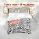 thumbnail image 1 of 3pcs Riot! Printed Bedding Set Soft Duvet Cover and Two Pillowcases, 1 of 5