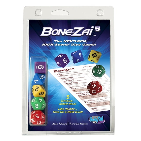 Juego de dados Buddypalgames Bone-Zai-5 Risk & Reward durante más de 12 años
