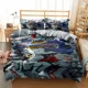 thumbnail image 1 of Gun dam TV Duvet Cover Set Double Bed Linen Set Bed Sheets, 1 of 5