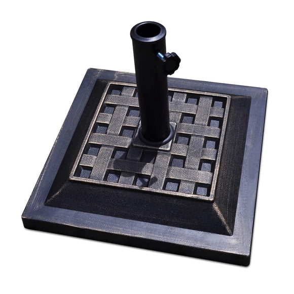 Base para sombrilla de patio Giantex de hierro fundido de 13 kg