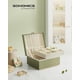 thumbnail image 2 of Joyero SONGMICS Laurel Green con asa y bandeja extraíble, 2 of 7