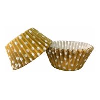 Genérico - Pack X200 Capsula Para Hornear Capsulas Cupcake Lunares 8Cm