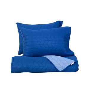 Quilt Cubrecama Mas 2 Almohadas De Regalo 2 Plazas Mashini