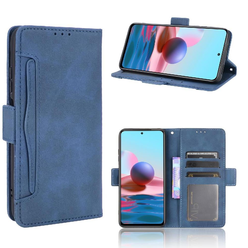 Foxdock - Funda Cartera Magnética Para Xiaomi Redmi Note 10s- Tarjetero Desmontable, Cuero Pu, Soporte