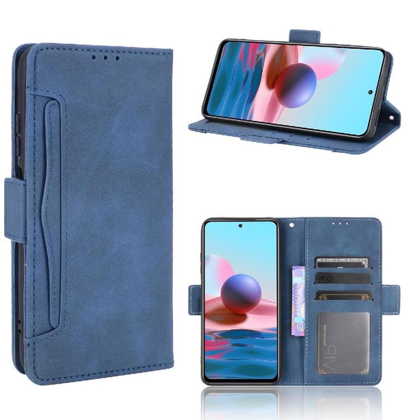 Funda Cartera Magnética para Xiaomi Redmi Note 10S- Tarjetero Desmontable, Cuero PU, Soporte
