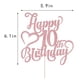 thumbnail image 2 of Adorno para Pastel AROKIPPRY Brillo Oro Rosa Feliz 10º, 2 of 8