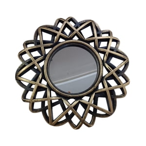 Bothyi - Espejo Nórdico Para Colgar En La Pared, Espejo Redondo Para Decoración De Sala De Estar Y Dormitorio, Aureate