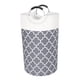 thumbnail image 3 of Cesta de ropa sucia de 82L con asas, cesta de ropa de almacenamiento, bolsa organizadora de ropa sucia plegable, para jardín, cocina, oficina, baño , GRIS, 3 of 5