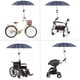thumbnail image 2 of 1pc Adjustable Umbrella Mount Holder No Need Any Tooling To Attach Umbrella Clamp, Umbrella Connector Holder To Wheelchairs, Walker, Rollator, Bike, Pram, Stroller, 2 of 2