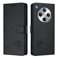 Funda Tipo Cartera Foxdock Para Oppo Find X8 Con Soporte, Ranuras, Rfid, Diseño De Gato