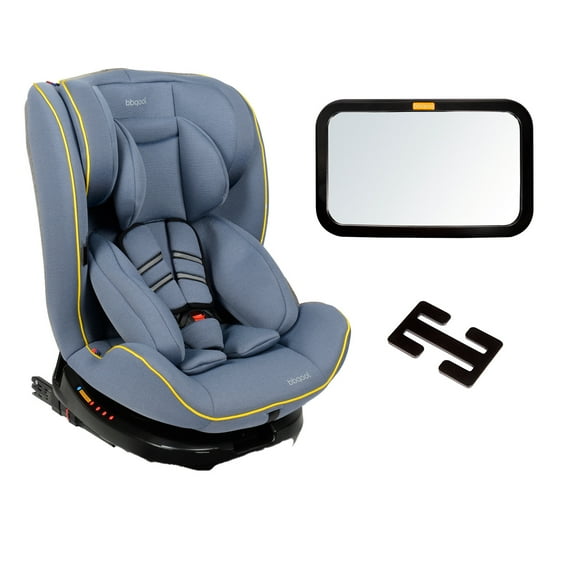 Silla De Auto Convertible Apolo Isofix LX 360° Azul + Espejo + Hebilla
