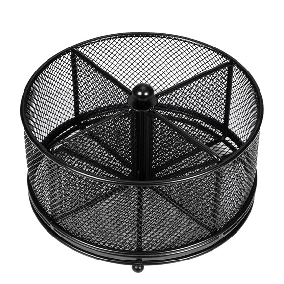 Portaplumas PNEUICALLY de 17 cm giratorio de malla negro