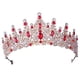 thumbnail image 4 of Tiara De Cumpleaños, Accesorios Para El Cabello, Joyería Para El Cabello, Corona Nupcial Para Niñas, Color Rojo, 4 of 5