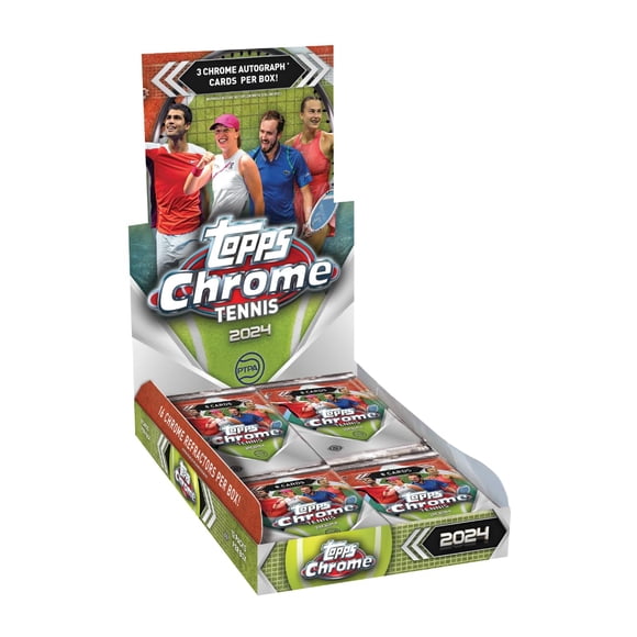 Caja Hobby de Trading Cards Topps Chrome Tennis 2024