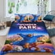thumbnail image 2 of Wonder Park Conjunto de sábanas temático, trío de piezas, cómodo y amigable con la piel, diseño único, regalo de decoración para el hogar para familiares, amigos y fans, 90 cm * 190 cm, 2 of 6