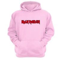 Genérico - Polerón Canguro Iron Maiden Rosa Talla L Unisex