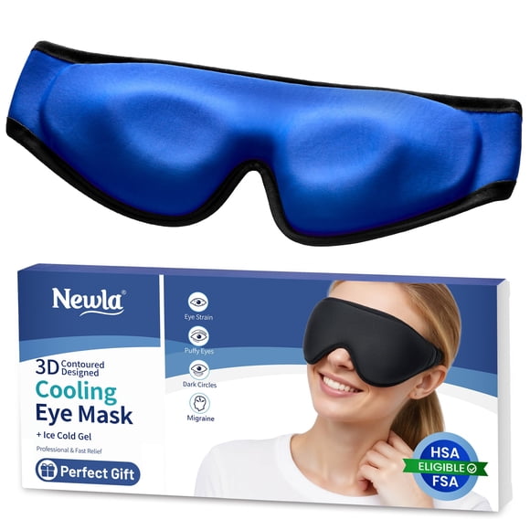 Máscara de Gel Refrescante para Ojos NEWLA Compresa Fría de Ojo Completo