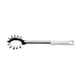 thumbnail image 1 of Cuchara Pasta Acero Inox 43Cm Mango Blanco, 1 of 3