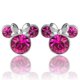 thumbnail image 3 of Pendientes de tuerca de Disney con piedra natal de Minnie Mouse en octubre para mujer, 3 of 7
