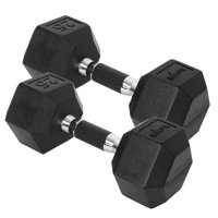 Par De Empuñaduras Hexagonales De Goma Para Mancuernas Yes4All, 11,34 Kg (25 Libras)
