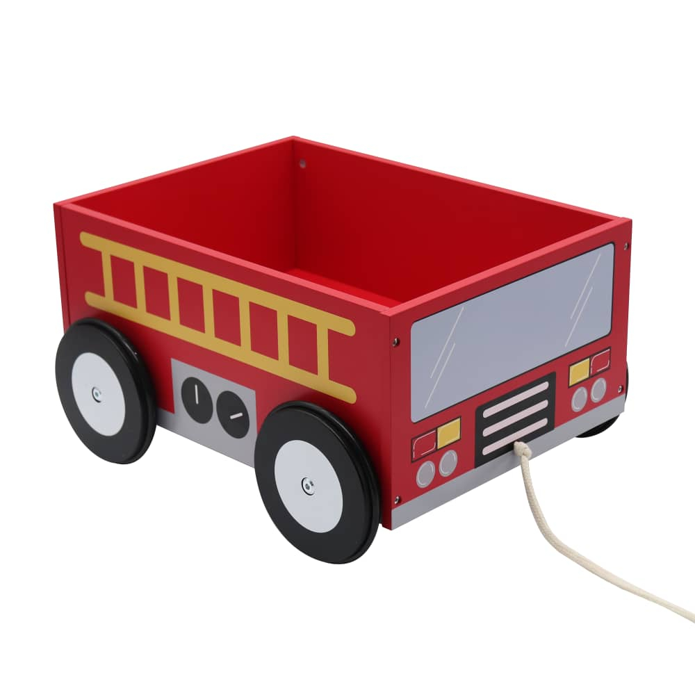 Carrito de Arrastre de Madera para Niños Lider