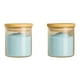 thumbnail image 2 of Set 2 Frascos Tarro Hermetico 200mL Vidrio 8cm Tapa De Bambú, 2 of 3