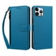 thumbnail image 3 of Funda con Billetera para [iPhone 12 Pro Max] con Bolsillo Zipper y Tarjetero Azul lago, 3 of 6
