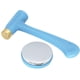 thumbnail image 4 of Juego De Martillo De Estampado De Metal Y Bloque De Acero Herramienta De Cuero Para Cabeza De Latón Artesanal, 4 of 5