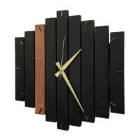 Bothyi - Reloj De Pared De Madera Que Cuelga Steampunk Que No Hace Tictac Para La Decoración Del Hotel De Oficina C
