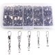 thumbnail image 2 of Accesorios de pesca MOBOREST Barrel Snap Swivel 200 piezas, 2 of 9