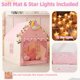 thumbnail image 2 of Carpa Infantil GeeSound Rosa 102x119x127 cm con Luces y Alfombra, 2 of 3