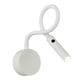 thumbnail image 1 of para leer en la cama, lámpara de cama con luz nocturna, lámpara de lectura con luz de montaje en pared, lámpara de pared LED flexible, luz de lectura Interruptor de cabeza blanca, 1 of 5