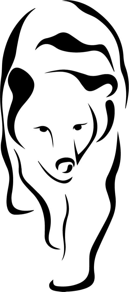 Rienda Libre Graphics - Decomural Grizzly Bear Woodland Animals Ws-17624