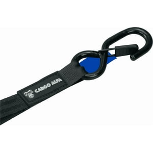 Genérico - Pack X 2 Correa/Eslinga Amarre Retráctil 2,5Cmx3M Cargo Alfa Negro