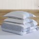 thumbnail image 4 of Juego de Ropa de Cama Levtex Home King Algodón Rayas Azul Gris, 4 of 7
